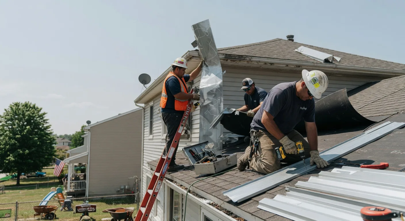 Storm Damage Metal Roof Repair in Humptulips, WA